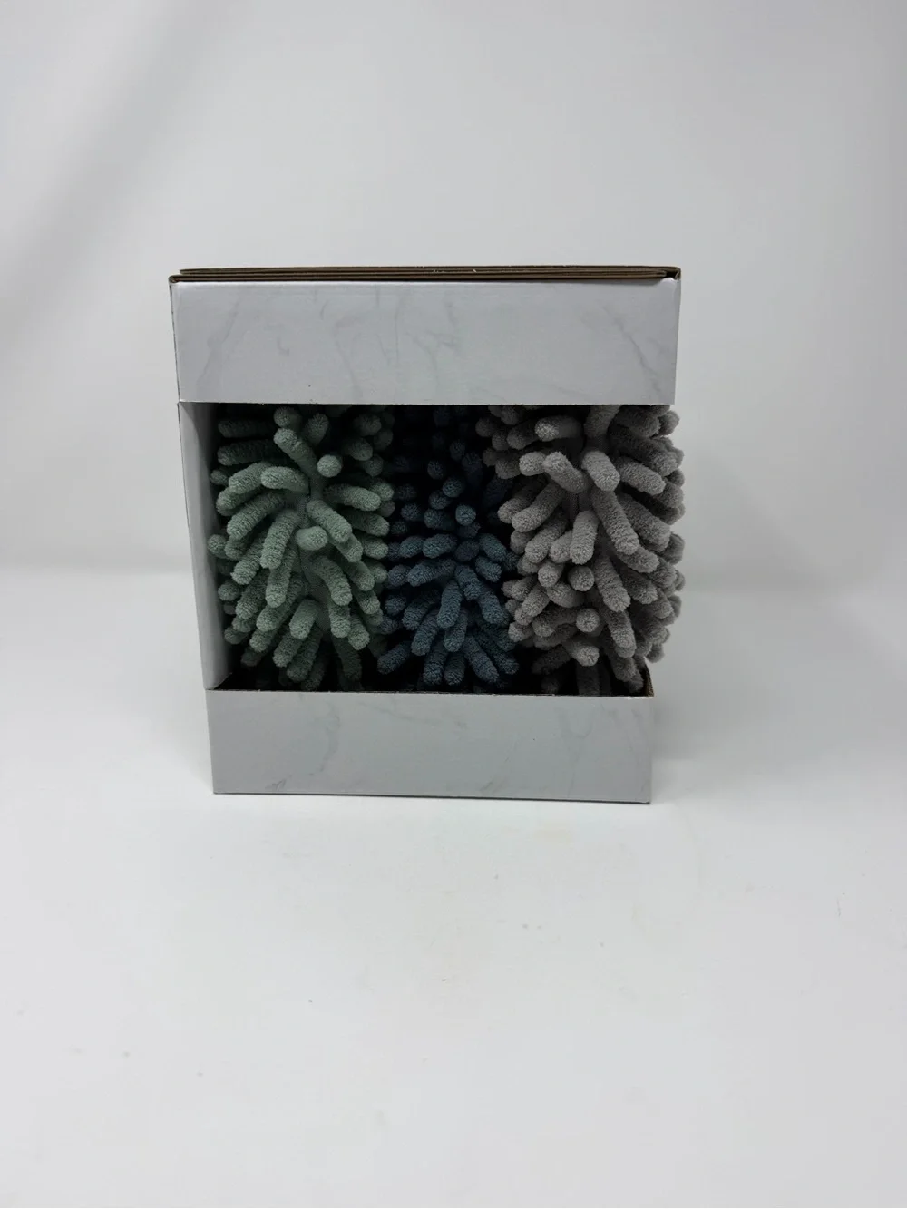 Women Owned Multipurpose Noodle Hand Towel Gray, Blue, Green 3-Pack Reusable